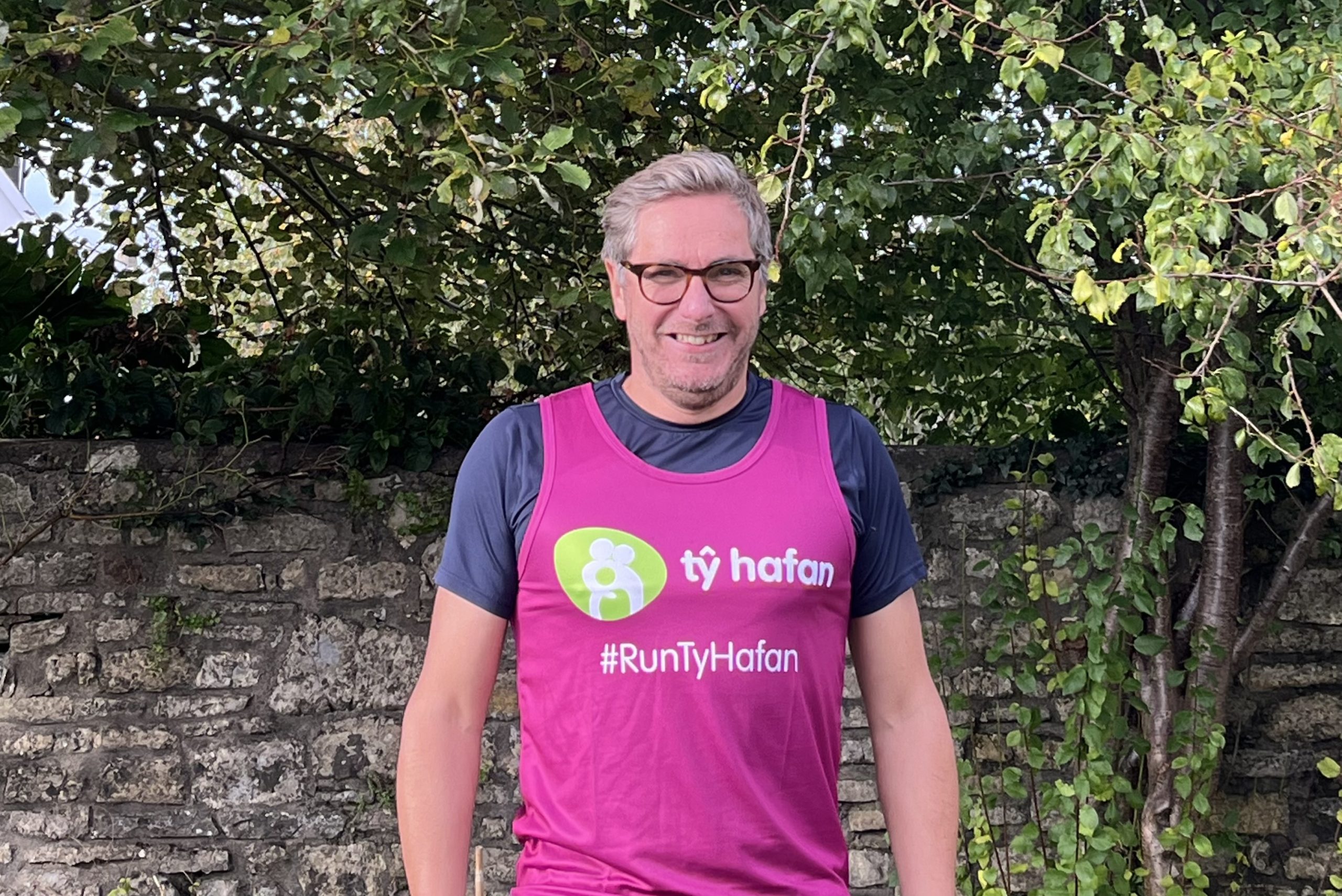 Irfon Rees pre Cardiff Half Marathon